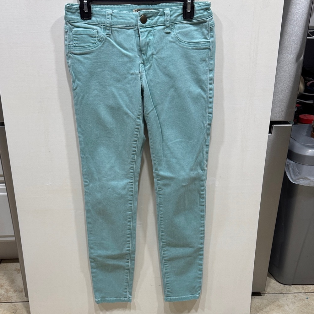 CAbi Women's Teal Ankle Jeans